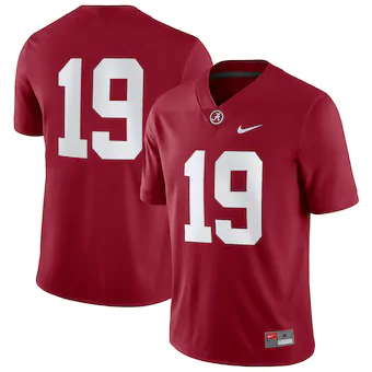 19 Alabama Crimson Tide Nike Game Jersey Crimson