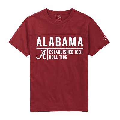 Alabama Crimson Tide T-Shirt - Established 1831 Roll Tide - Crimson