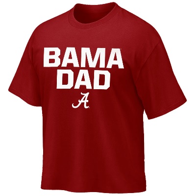 Alabama Crimson Tide T-Shirt - Weezabi - Bama Dad - Crimson