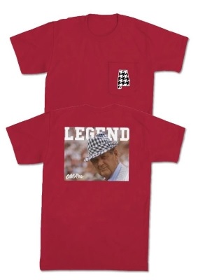 Alabama Crimson Tide T-Shirt - Legend Bear Bryant - Football - Pocket - Crimson