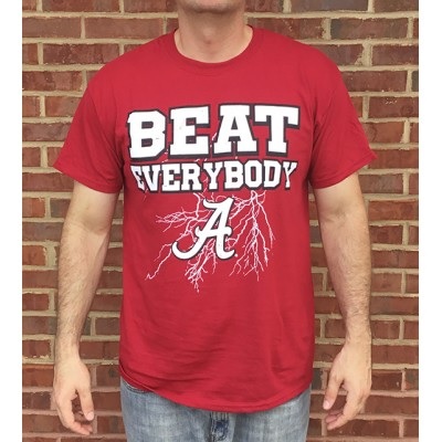 Alabama Crimson Tide T-Shirt - Beat Everybody - Crimson