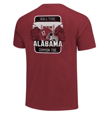 Alabama Crimson Tide T-Shirt - Roll Tide Tide - Football - Stadium - Comfort Colors - Crimson