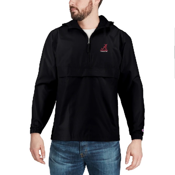 Alabama Crimson Tide Champion Packable Jacket Black