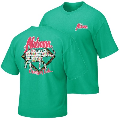 Alabama Crimson Tide T-Shirt - Campus Collection - Ladies - Green