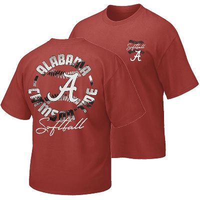 Alabama Crimson Tide T-Shirt - Image One - Softball - Softball - Crimson