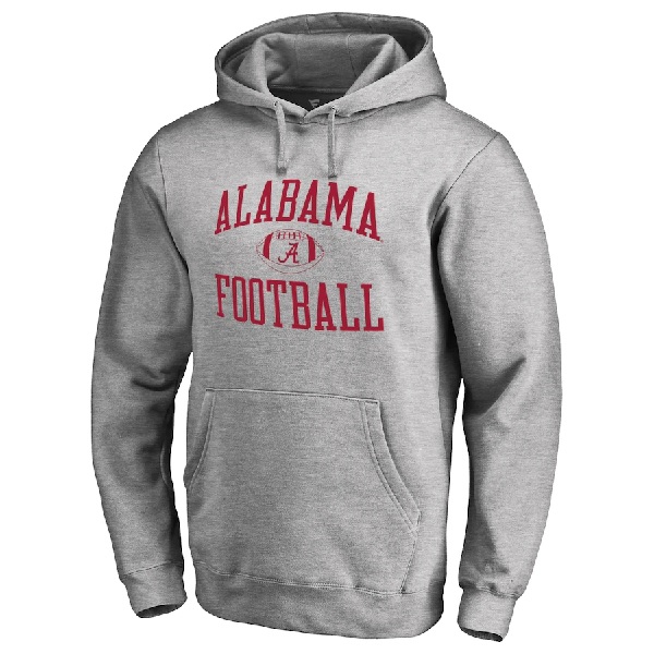 Alabama Crimson Tide Fanatics Branded First Sprint Pullover Hoodie Heather Gray