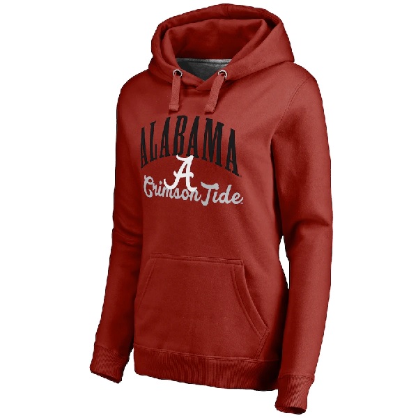 Alabama Crimson Tide Fanatics Branded Womens Victory Script Pullover Hoodie