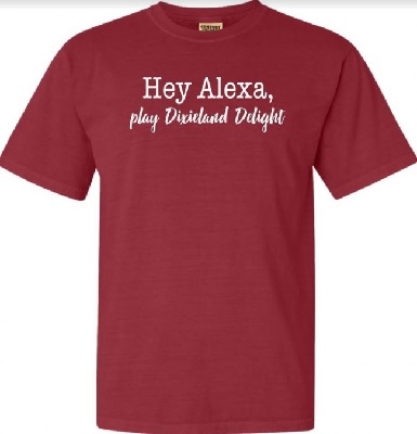 Alabama Crimson Tide T-Shirt - Hey Alexa - Comfort Colors - Crimson