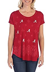 Alabama Crimson Tide T-Shirt - P. Michael - Ladies - Scoop - Print - Crimson