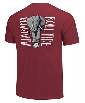 Alabama Crimson Tide T-Shirt - Image One - Roll Tide - Comfort Colors - Crimson