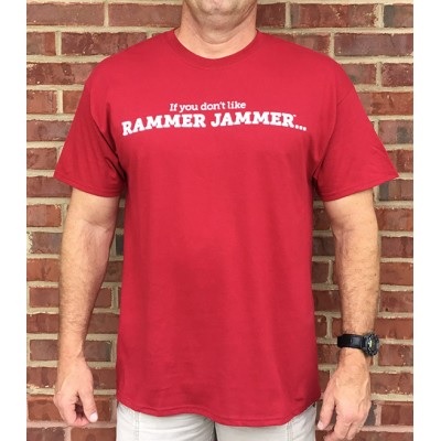 Alabama Crimson Tide T-Shirt - Weezabi - If You Don't Lie Rammer Jammer You Probably Just Lost To Bama - Crimson
