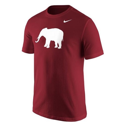 Alabama Crimson Tide T-Shirt - Nike - Elephant - Crimson