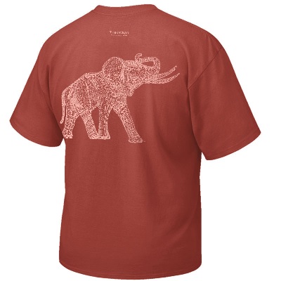 Alabama Crimson Tide T-Shirt - Tuskwear - Pocket - Comfort Colors - Crimson