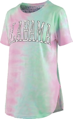 Alabama Crimson Tide T-Shirt - Pressbox - Ladies - Tie-Dye - Purple