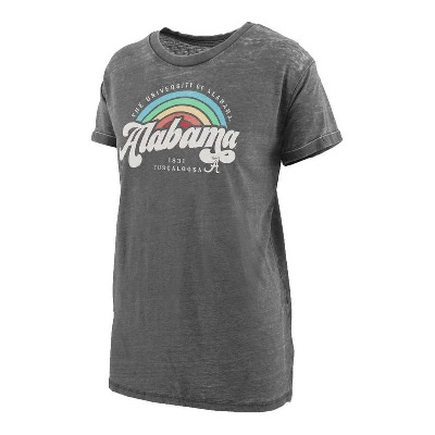 Alabama Crimson Tide T-Shirt - Pressbox - Ladies - The University of Alabama Tuscaloosa - Grey