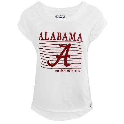 Alabama Crimson Tide T-Shirt - Ladies - White