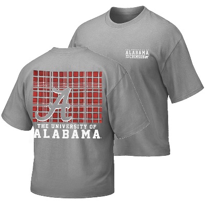 Alabama Crimson Tide T-Shirt - Campus Collection - University of Alabama - Comfort Colors - Grey