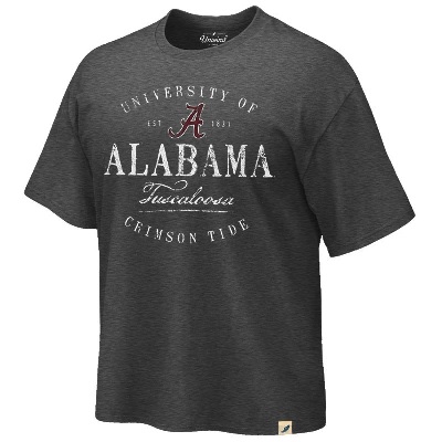 Alabama Crimson Tide T-Shirt - University of Alabama Tuscaloosa - Grey