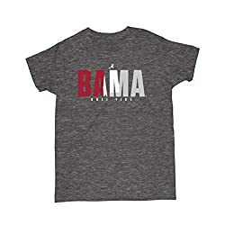 Alabama Crimson Tide T-Shirt - Venley - Ladies - Bama Roll Tide - State - Grey