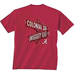 Alabama Crimson Tide T-Shirt - New World Graphics - Colonial Dr University Blvd - Crimson