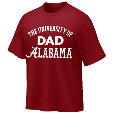 Alabama Crimson Tide T-Shirt - Weezabi - The University of Dad - Crimson