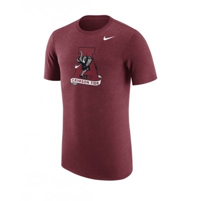 Alabama Crimson Tide T-Shirt - Nike - Vintage Logo - Crimson
