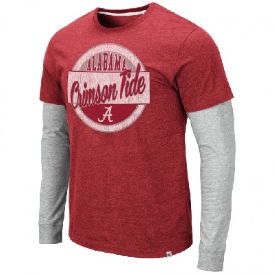 Alabama Crimson Tide T-Shirt - Colosseum - Long Sleeve - Crimson
