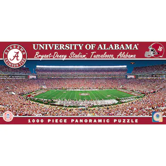 Alabama Crimson Tide 1000 Piece Stadium Panoramic Puzzle