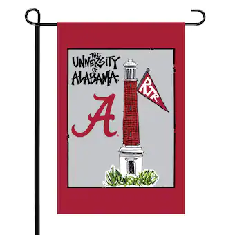 Alabama Crimson Tide 12 x 18 Double Sided Garden Flag