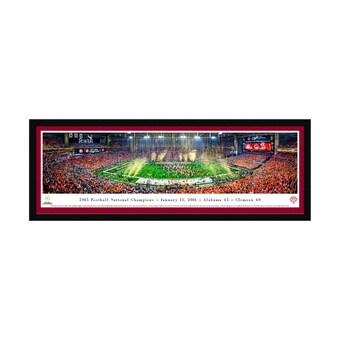 Alabama Crimson Tide 16 x 42 Select Frame Panoramic Wall Art