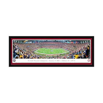 Alabama Crimson Tide 16 x 42 Select Frame Team Panoramic Photo