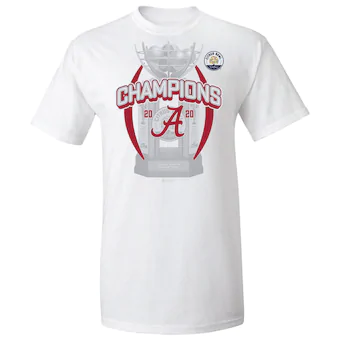 Alabama Crimson Tide 2020 Citrus Bowl Champions T-Shirt White