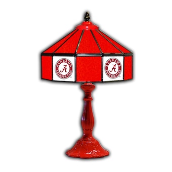 Alabama Crimson Tide 21 Glass Table Lamp