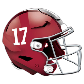 Alabama Crimson Tide 24 Authentic Helmet Cutout