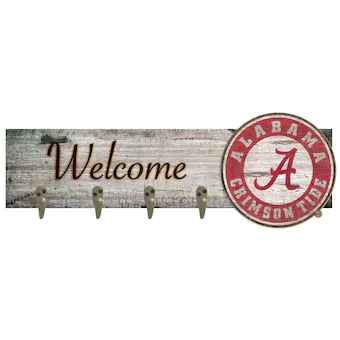 Alabama Crimson Tide 24 x 6 Mounted Coat Hanger