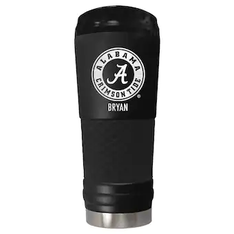 Alabama Crimson Tide 24oz Personalized Stealth Draft Tumbler Black