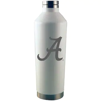 Alabama Crimson Tide 26oz Primary Logo Water Bottle White
