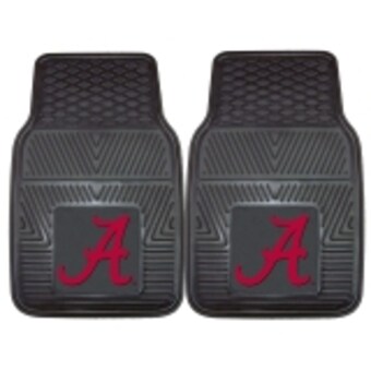 Alabama Crimson Tide 27 x 18 2 Pack Vinyl Car Mat Set