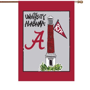 Alabama Crimson Tide 28 x 40 Double Sided House Flag