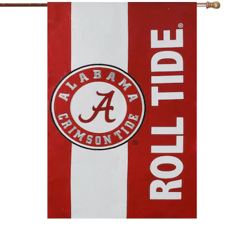 Alabama Crimson Tide 28 x 44 Double Sided Embellish House Flag