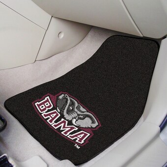 Alabama Crimson Tide 2 Piece Carpet Car Mat Set