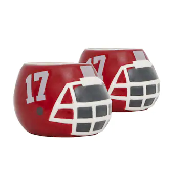 Alabama Crimson Tide 2 Piece Ceramic Helmet Planter Set