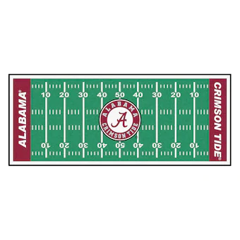 Alabama Crimson Tide 30 x 72 Football Field Runner Mat