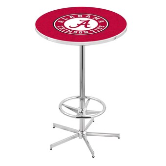 Alabama Crimson Tide 42 Alternate Retro Base Chrome Table