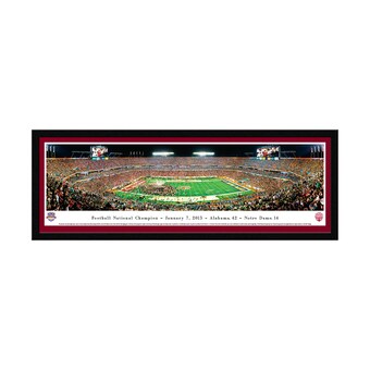 Alabama Crimson Tide 42 x 155 2013 BCS National Champions Select Frame Panoramic Photo