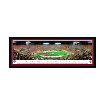 Alabama Crimson Tide 42 x 155 2013 BCS National Champions Select Frame Panoramic Photo