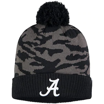 Alabama Crimson Tide 47 OHT Military Appreciation Twenty Nine Cuffed Knit Hat with Pom Black Charcoal