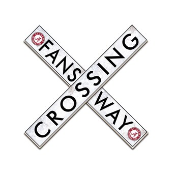 Alabama Crimson Tide 48 Fans Way Crossing Sign