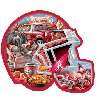 Alabama Crimson Tide 500 Piece Helmet Puzzle