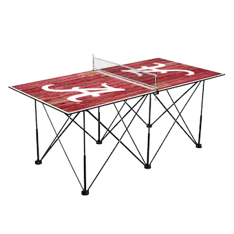 Alabama Crimson Tide 6 Weathered Design Pop Up Table Tennis Set